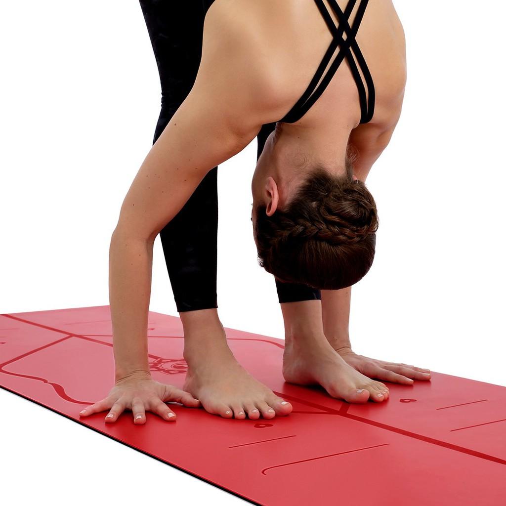 Thảm tập yoga định tuyến cao su Sportslink Liforme Love 4.2mm
