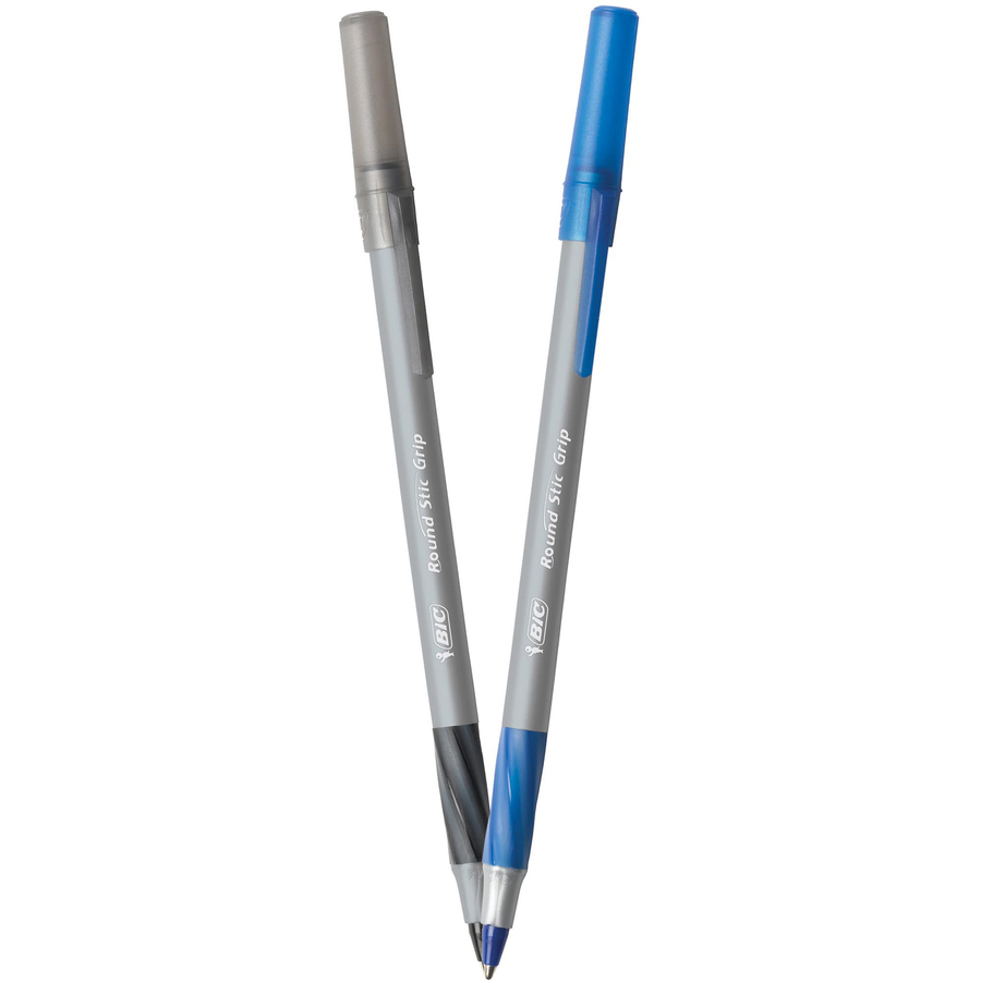 Combo 10-20-30 cây Bút bi xanh cực êm nét đậm giá Sỉ - BIC Round Stic Grip Xtra Comfort Ballpoint Pen, Cỡ ngòi 1.2mm