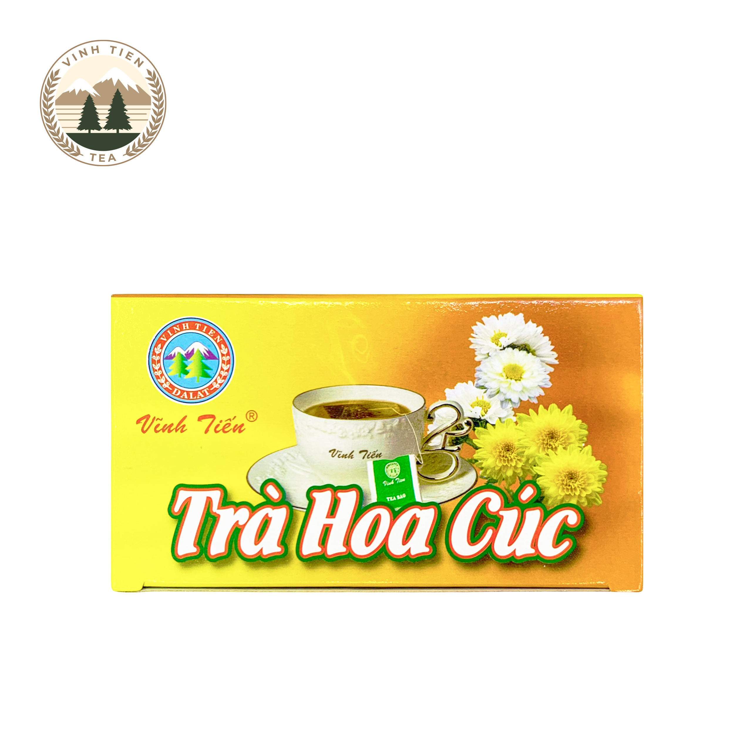 Trà Túi Lọc Hoa Cúc Vĩnh Tiến - Giúp tinh thần thoải mái, ngủ ngon.