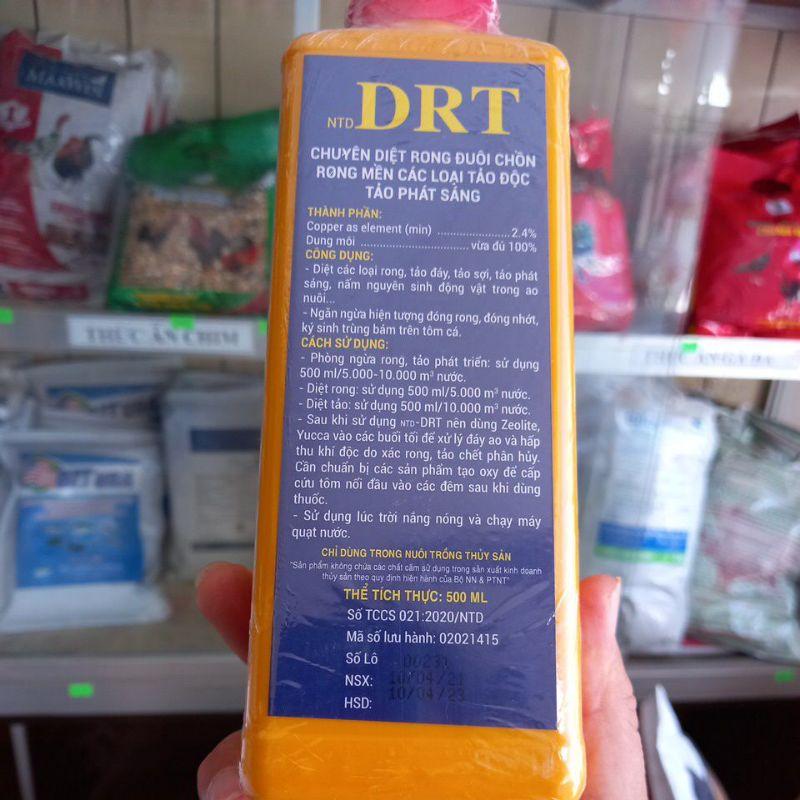 DIỆT RONG DẠNG NƯỚC DRT ao tôm, cá