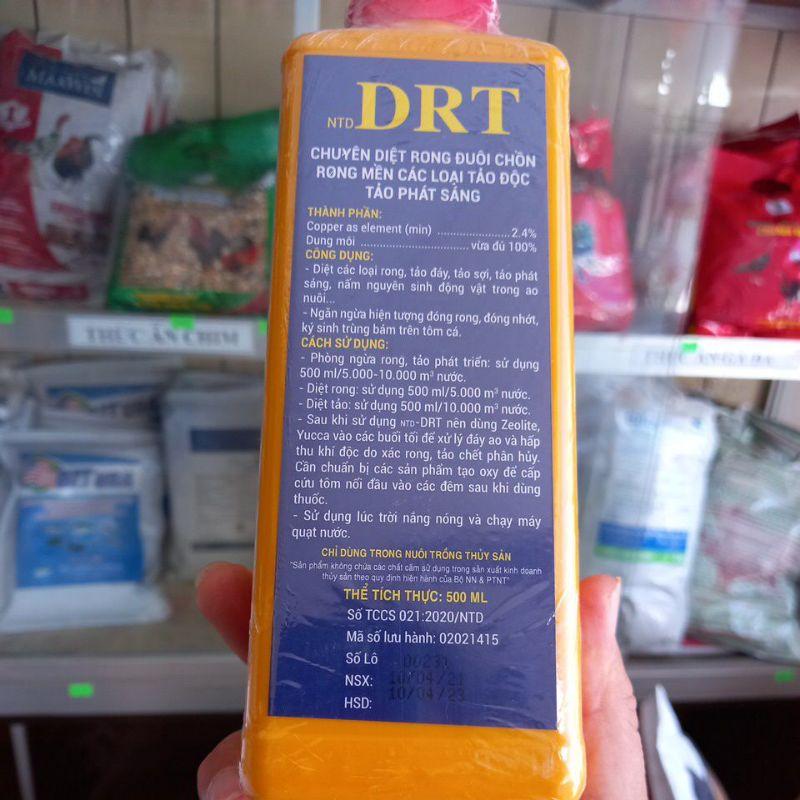 DIỆT RONG DẠNG NƯỚC DRT ao tôm, cá (500ml)