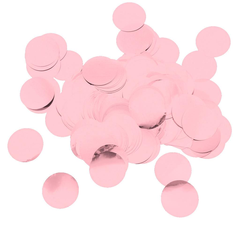 30g Metallic Round Confetti Sprinkles Wedding Decor 2.5cm Rose Gold