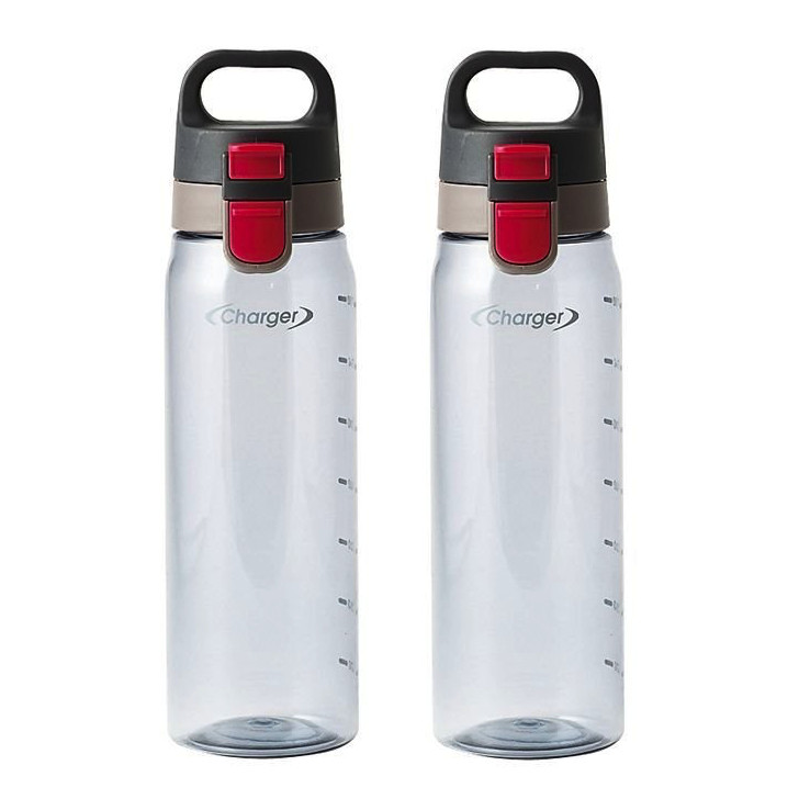 Combo 02 Bình nước nhựa Pearl Metal Charger 830ml - Nội địa Nhật Bản