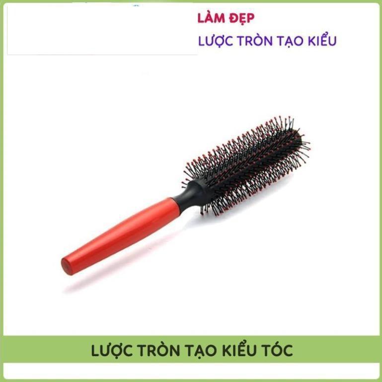 Lược Tròn Lô Tạo Kiểu Tóc, Uốn Tóc Đa Năng Tạo Phồng, Xoăn Tóc