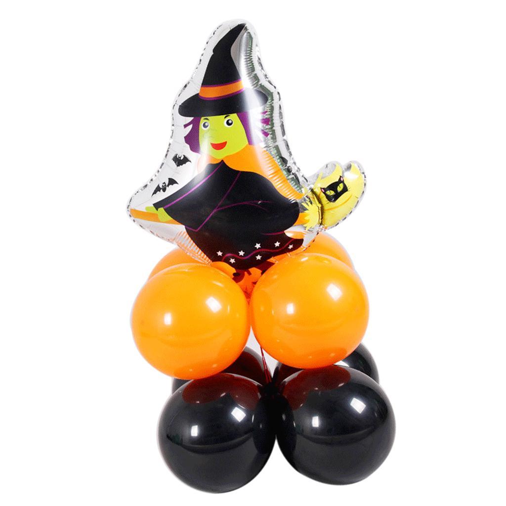 Halloween Balloon Post Witch Aluminum Foil Balloon Party Decorations