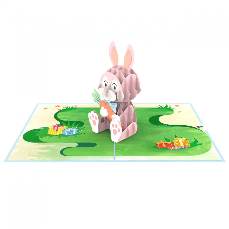 Thiệp 3D pop up Thỏ Bunny