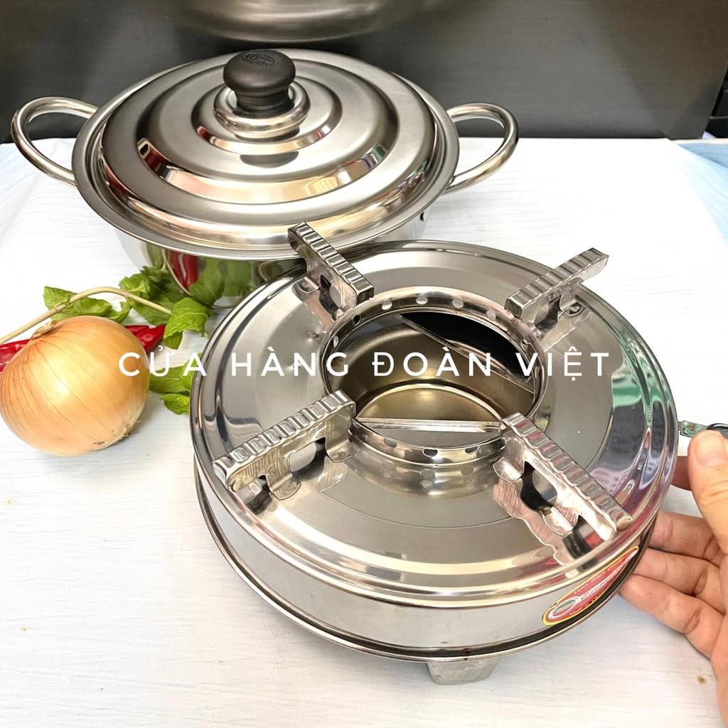 NỒI LẨU INOX/ BẾP CỒN - Set Tiện Lợi. Dùng cho quán ăn nhà hàng. Đồ Gia Dụng nhà bếp pha chế làm bánh nguyên liệu