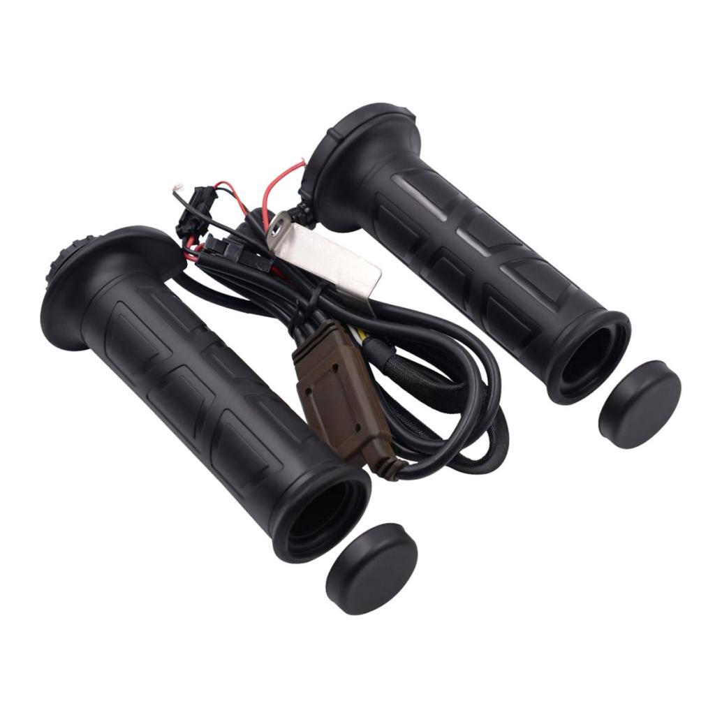 Heated Motorcycle Grips LEFT AND RIGHT 22mm / 7/8 Inch Handlebars
