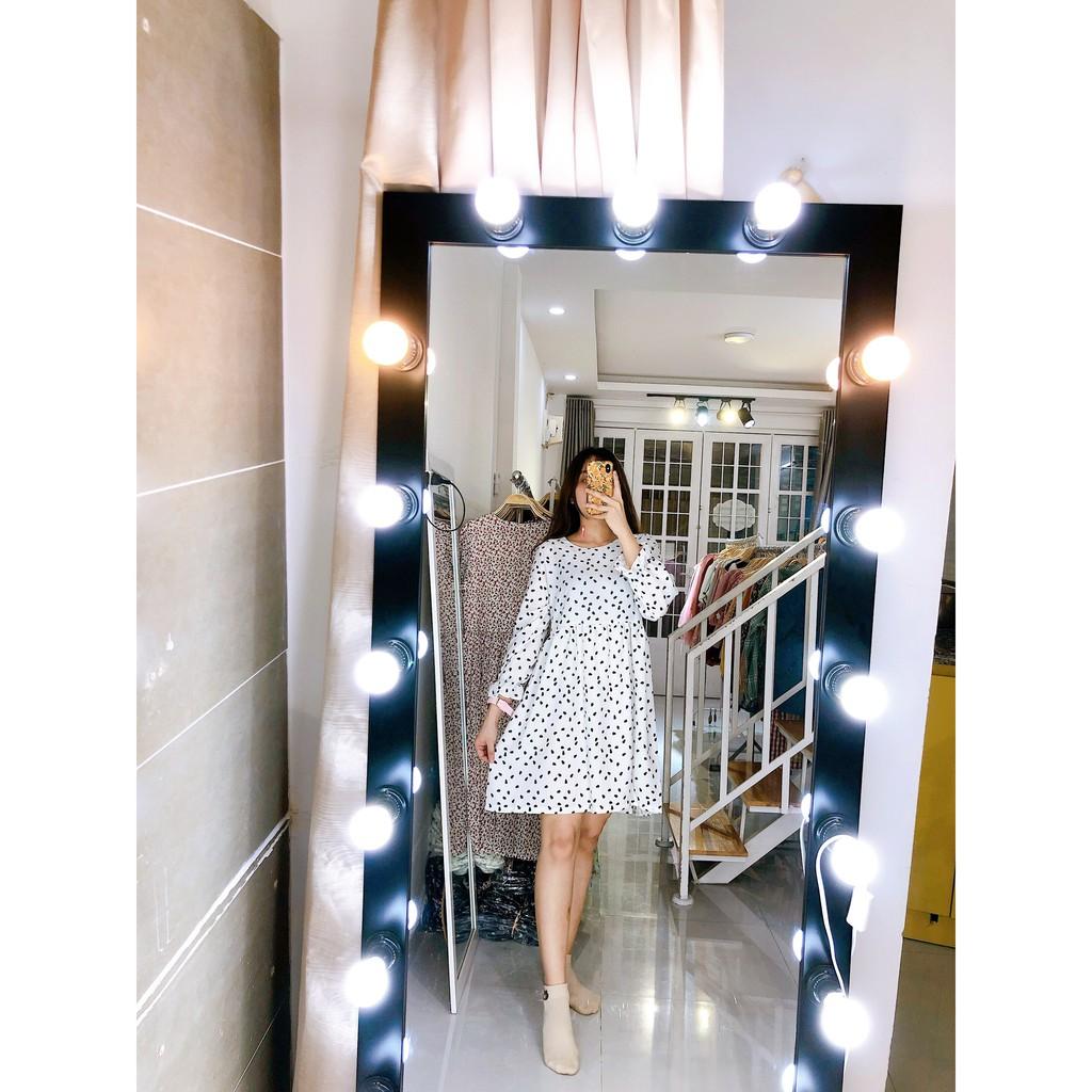 [] ĐẦM BABYDOLL BÓNG ĐÈN