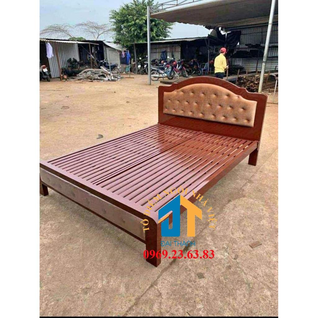 Giường sắt hộp cao cấp nhiều kích thước màu sắc sơn tĩnh điện bền đẹp không rỉ sét