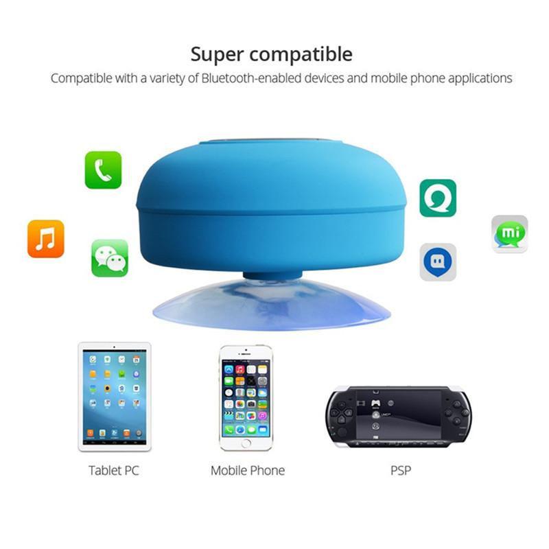 Loa Di Động Không Dây Chống Thấm Nước Tắm Loa Cho Điện Thoại Tương Thích Bluetooth Loa Xe Ô Tô Loa Color: Green