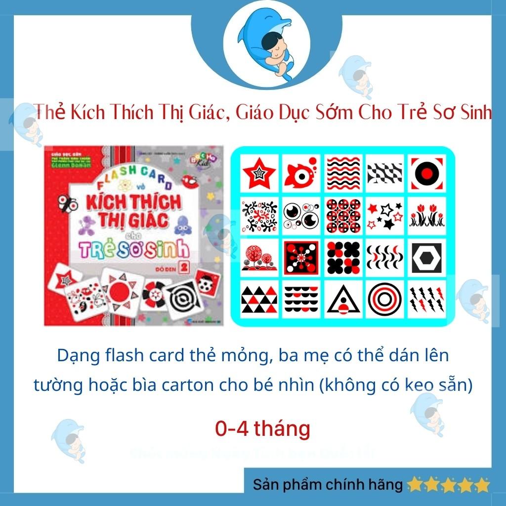 Thẻ Kích Thích Thị Giác, Giáo Dục Sớm Cho Trẻ Sơ Sinh 21X21Cm Giúp Bé Phát Triển Toàn Diện