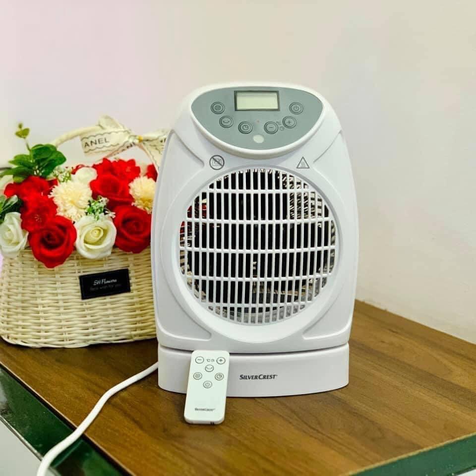 Quạt Sưởi Gốm SILVERCREST SHLF 2000 D3, Máy  Sưởi Mini, Thiết Bị Sưởi Mùa Đông, 2000W, Cho Phòng 25m2, Nhập Đức