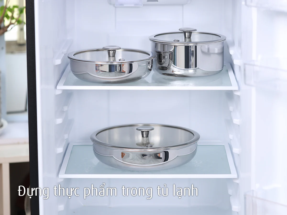 Bộ Nồi Chảo Inox Cán Rời 9 Món Không chống dính – Giải pháp nấu ăn đa năng cho gia đình.
