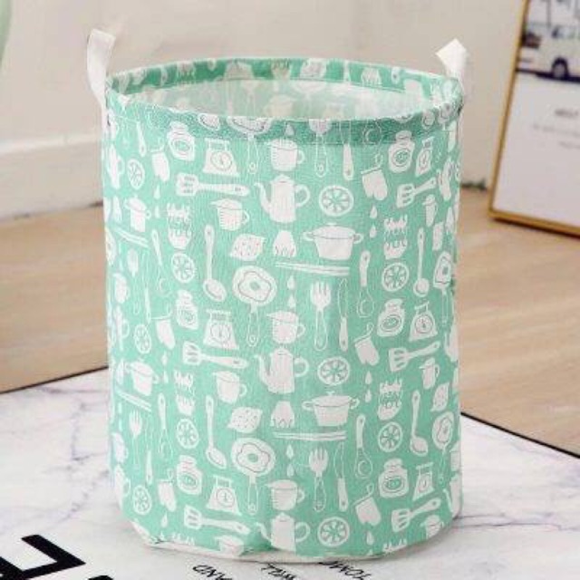 Sọt Vải Đựng Đồ Vintage Cỡ Lớn Có Quai Xách