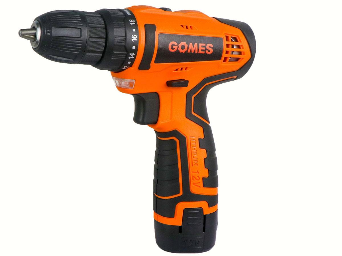 MÁY KHOAN BẮT VÍT DÙNG PIN 12V GOMES GB-12CD - HÀNG CHÍNH HÃNG