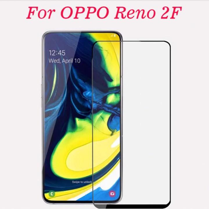 Miếng dán cường lực FULL màn hình dành cho OPPO RENO 2F màu đen