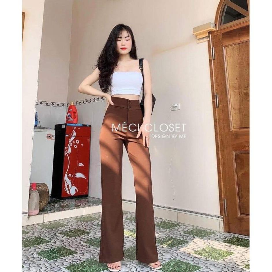 Quần nữ ống Loe Model HOT chất đẹp