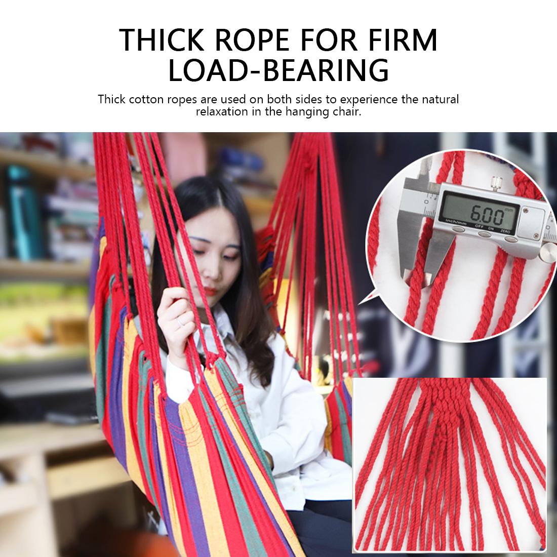Di Động Võng Ghế Vải Giường Võng Vườn Xoay Treo Giải Trí Lười Dây Ghế Xoay Trong Nhà Phòng Ngủ Ghế Cắm Trại