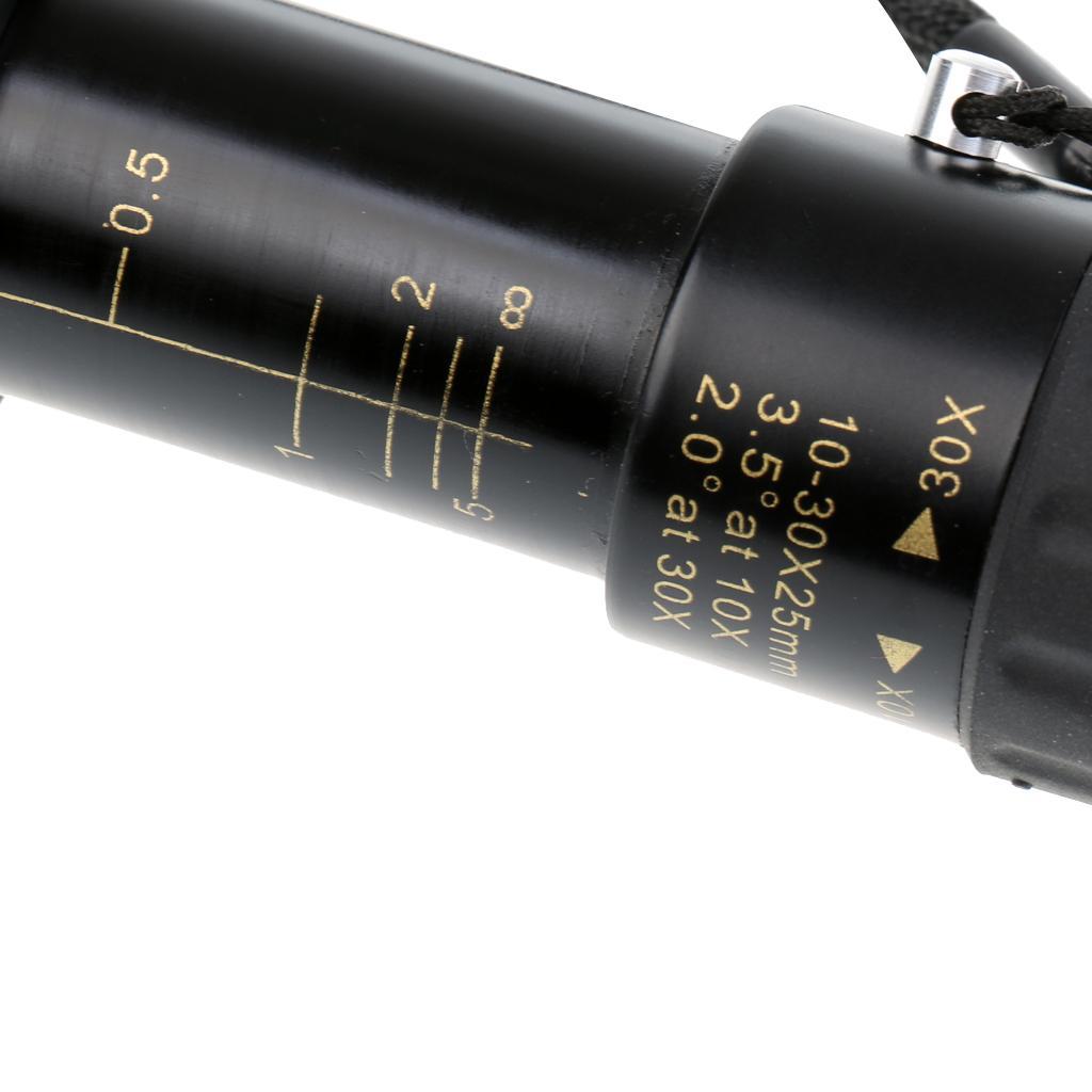 Compact Mini 10-30x25 High Power Zoom Optical Monocular Telescopes Outdoor