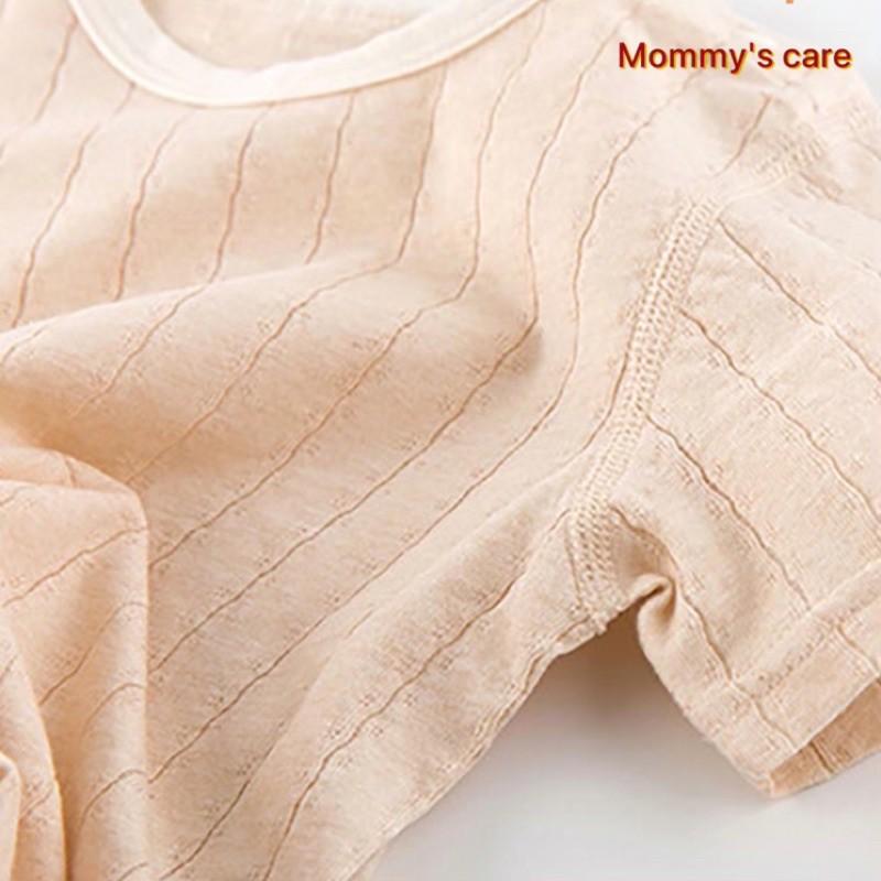 Body đùi 100% cotton hữu cơ tự nhiên MOMMY'SCARE cho bé 0-24M