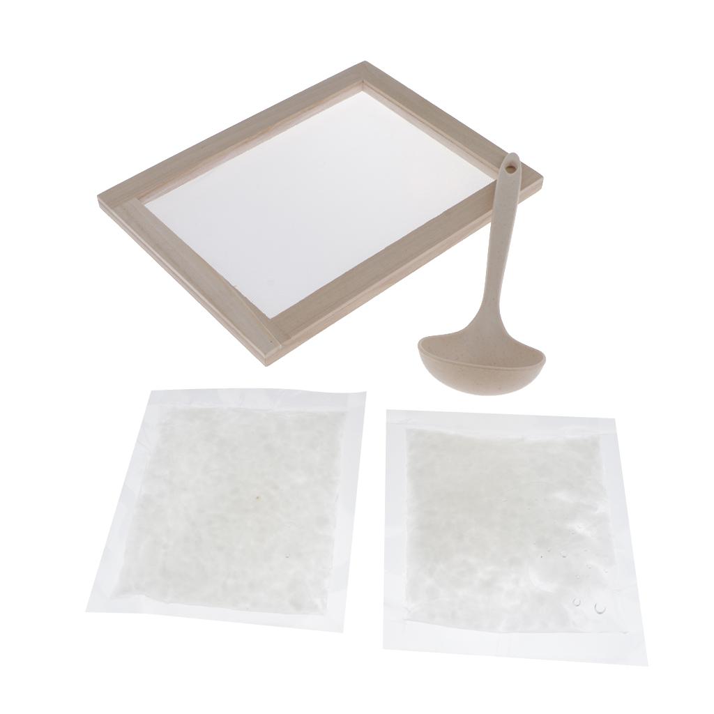Giấy Gỗ Làm Khuôn Mẫu Khung Màn Hình Cho Tự Làm Giấy Thủ Công 25X19 Cm