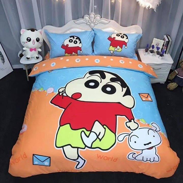 BỘ CHĂN GA COTTON HỌA TIẾT HOẠT HÌNH