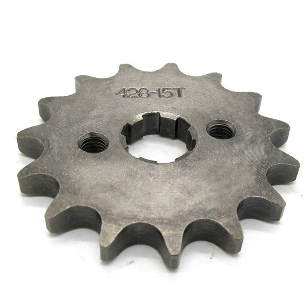 15T 428 Chain/Pitch Front Sprocket Cog /Trail/Dirt bike ATV Quad 17mm