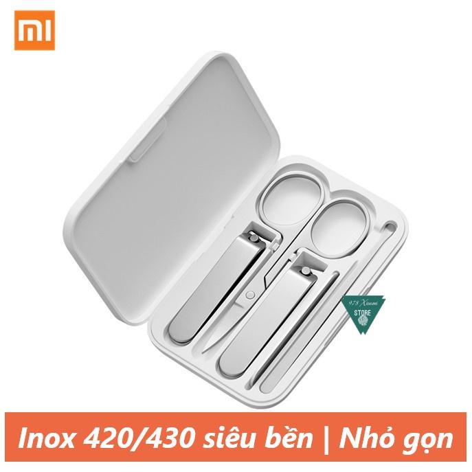 Bộ cắt móng inox 5 món Xiaomi Mijia - Bộ dụng cụ làm móng Xiaomi Mijia-Hàng chính hãng