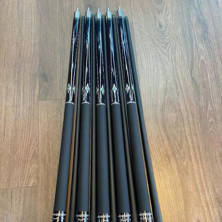 Cơ Bida Carbon - cơ HCTQ KIM CƯƠNG - Cơ phủ carbon đã lên tẩy mềm kính- Tặng kèm Bao Da, lơ, găng tay