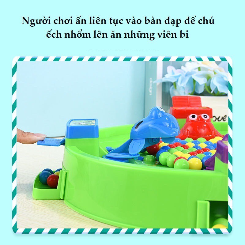 ĐỒ CHƠI TRẺ EM - BỘ ẾCH ĂN BI THÔNG MINH DÀNH CHO 4 NGƯỜI CHƠI - HÀNG LOẠI 1 - CHÍNH HÃNG MINIIN