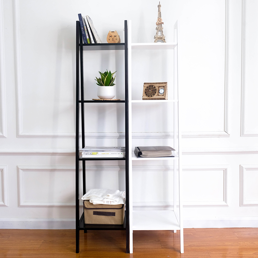 Kệ Sách Gỗ 4 Tầng Size S A Book Shelf 4FS Nội Thất Kiểu Hàn BEYOURs - Đen