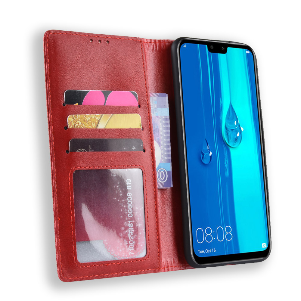 Bao da ví, nam châm dành cho OPPO A52, A72, A92 Leather Fashion