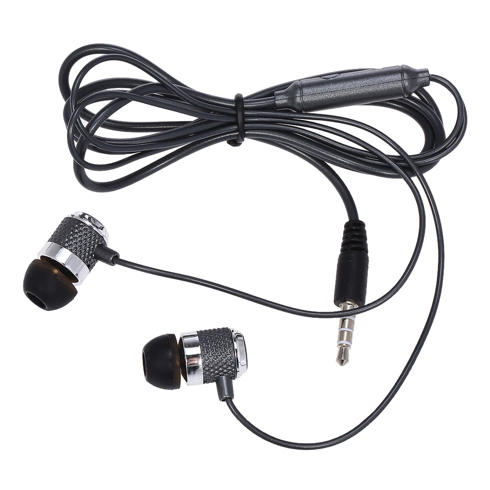 Tai Nghe Nhét Tai Có Dây 3.5mm Âm Thanh Nổi Nhạc Điện Thoại Thông Minh Có Micrô