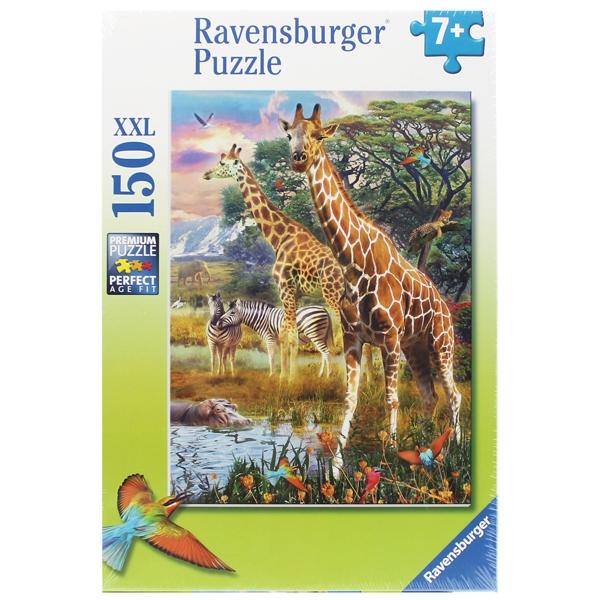Bộ Xếp Hình Puzzle Giraffes In Africa - Ravensburger 129430 (150 Mảnh Ghép)