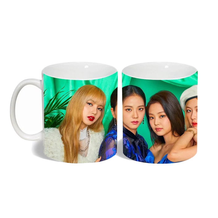 Cốc BlackPink in hình cả nhóm Cốc ly uống nước quà lưu niệm