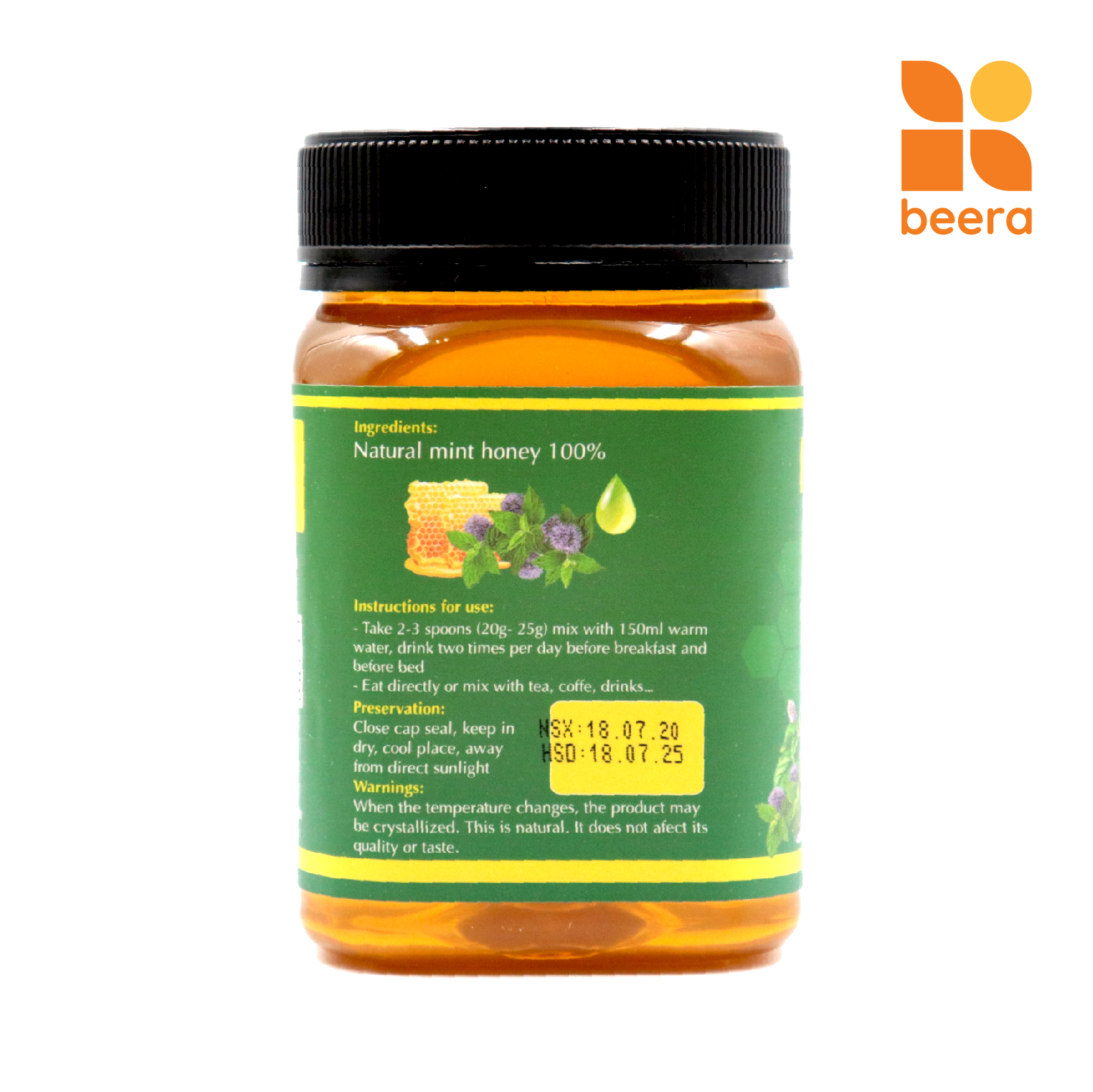 Mật ong Bạc Hà 470g