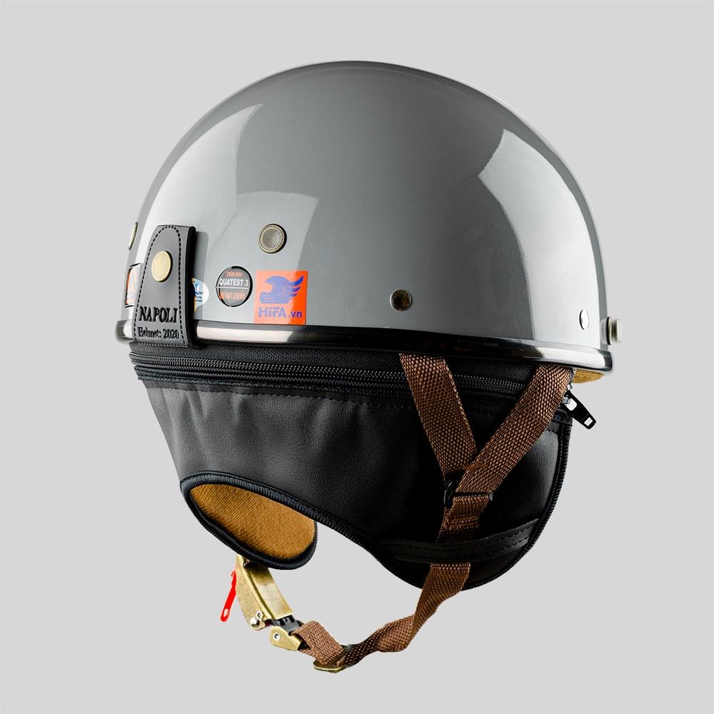 Mũ Bảo Hiểm 1/2 Napoli Pug - N120