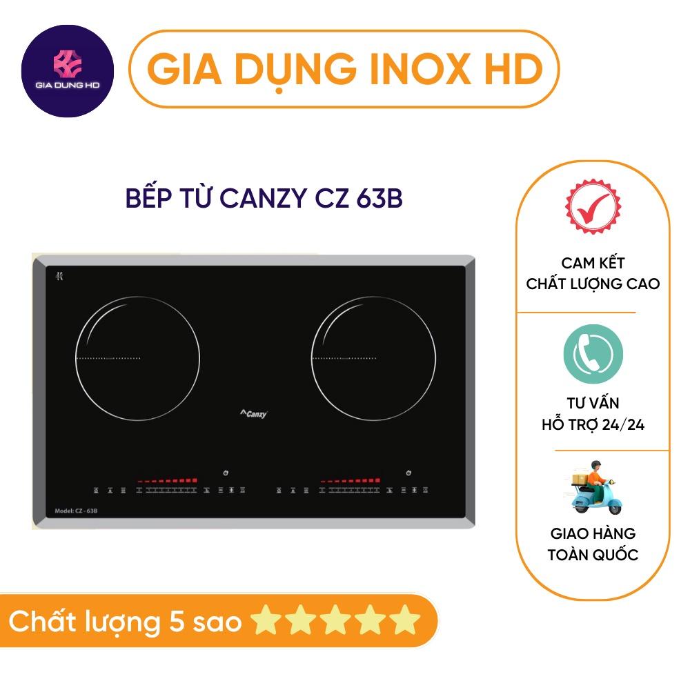 Bếp từ đôi  CAO CẤP  Bếp từ Canzy CZ 63B chất lượng cao cấp tiện lợi