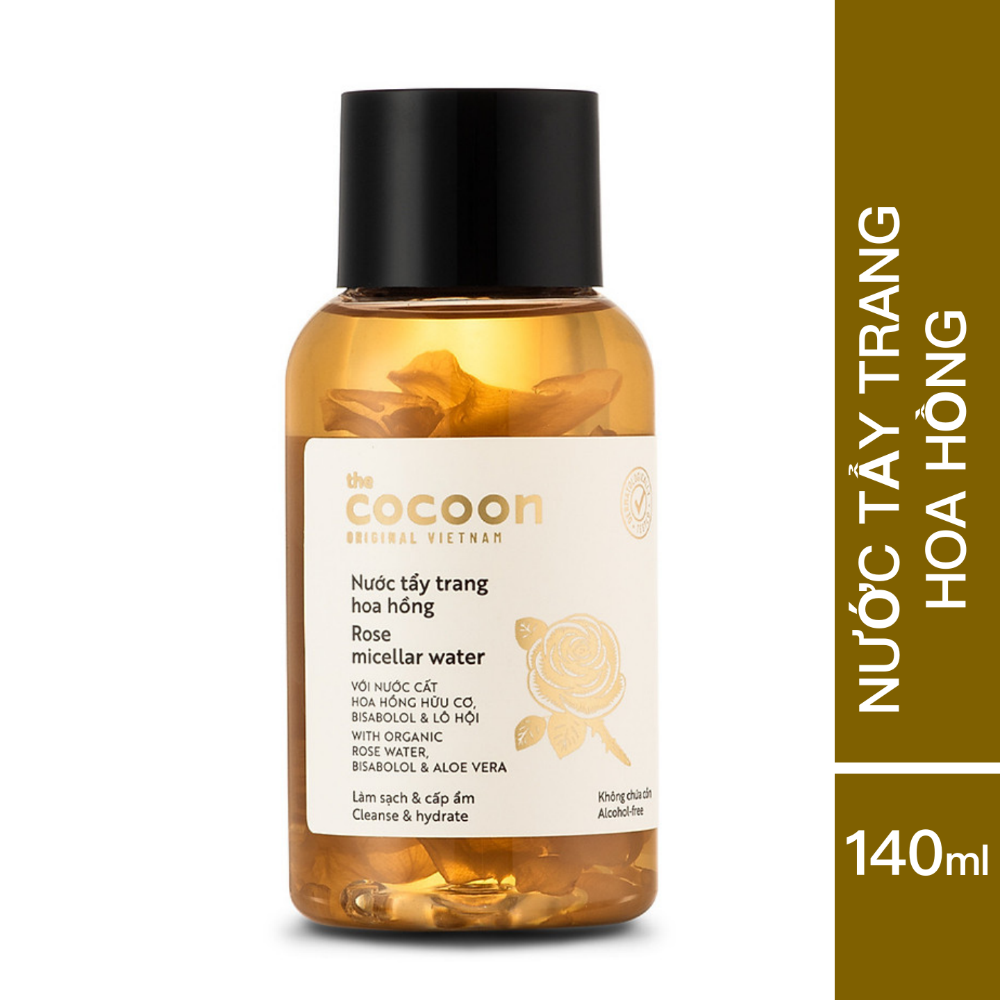 Nước tẩy trang hoa hồng Cocoon 140ml