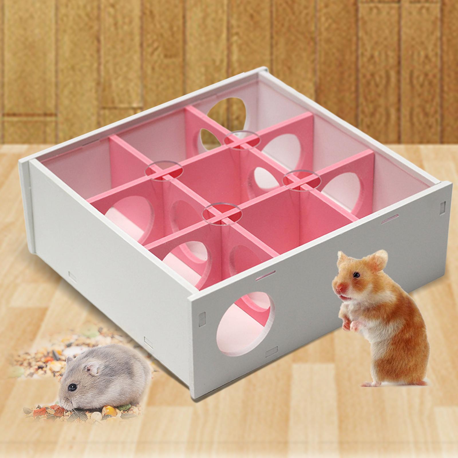 Hamster Maze Tunnel Puzzle Toy Transparent for Rat Mouse Mice