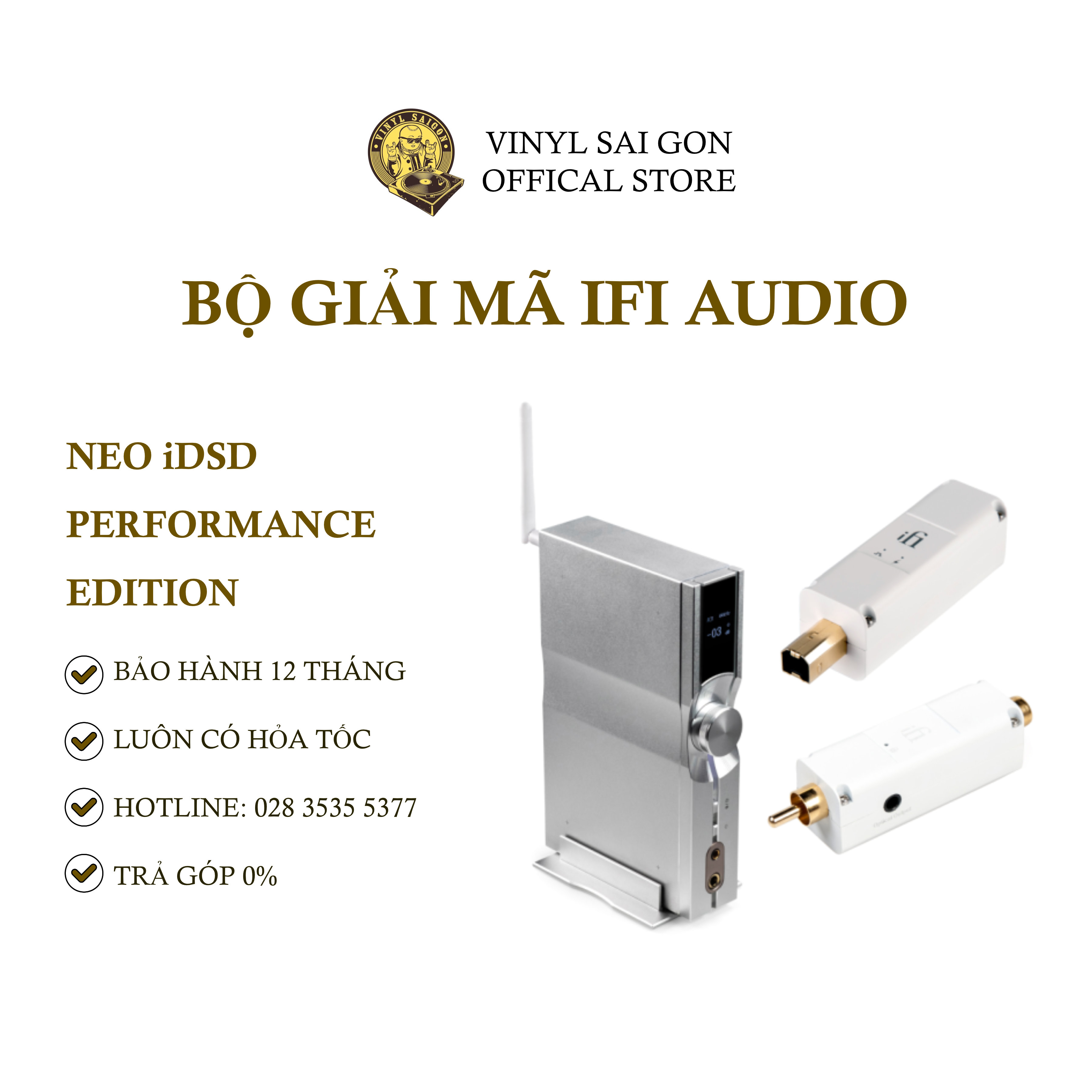 Bộ Giải Mã Dac/Amp iFi NEO iDSD (Performance Edition) - Hàng Nhập Khẩu