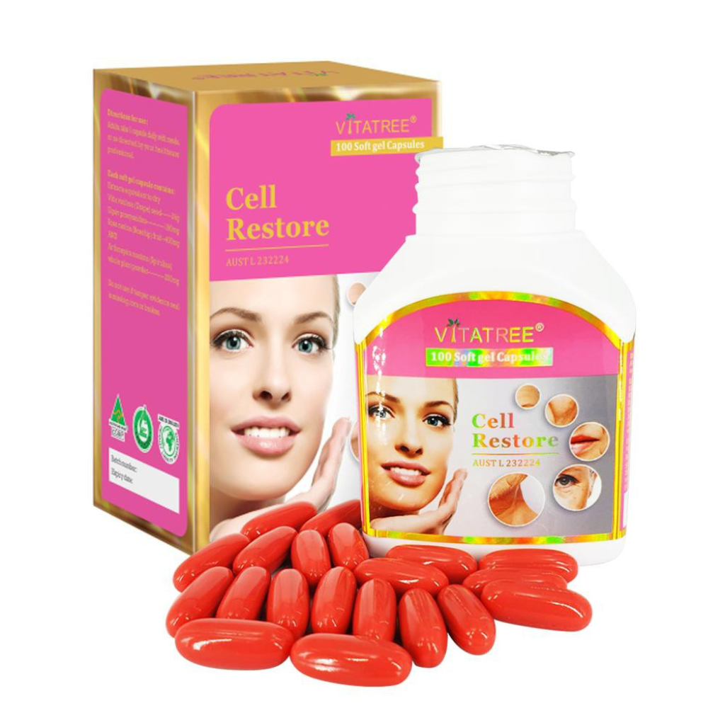Viên Uống Phục Hồi Tế Bào Gốc Vitatree Cell Restore