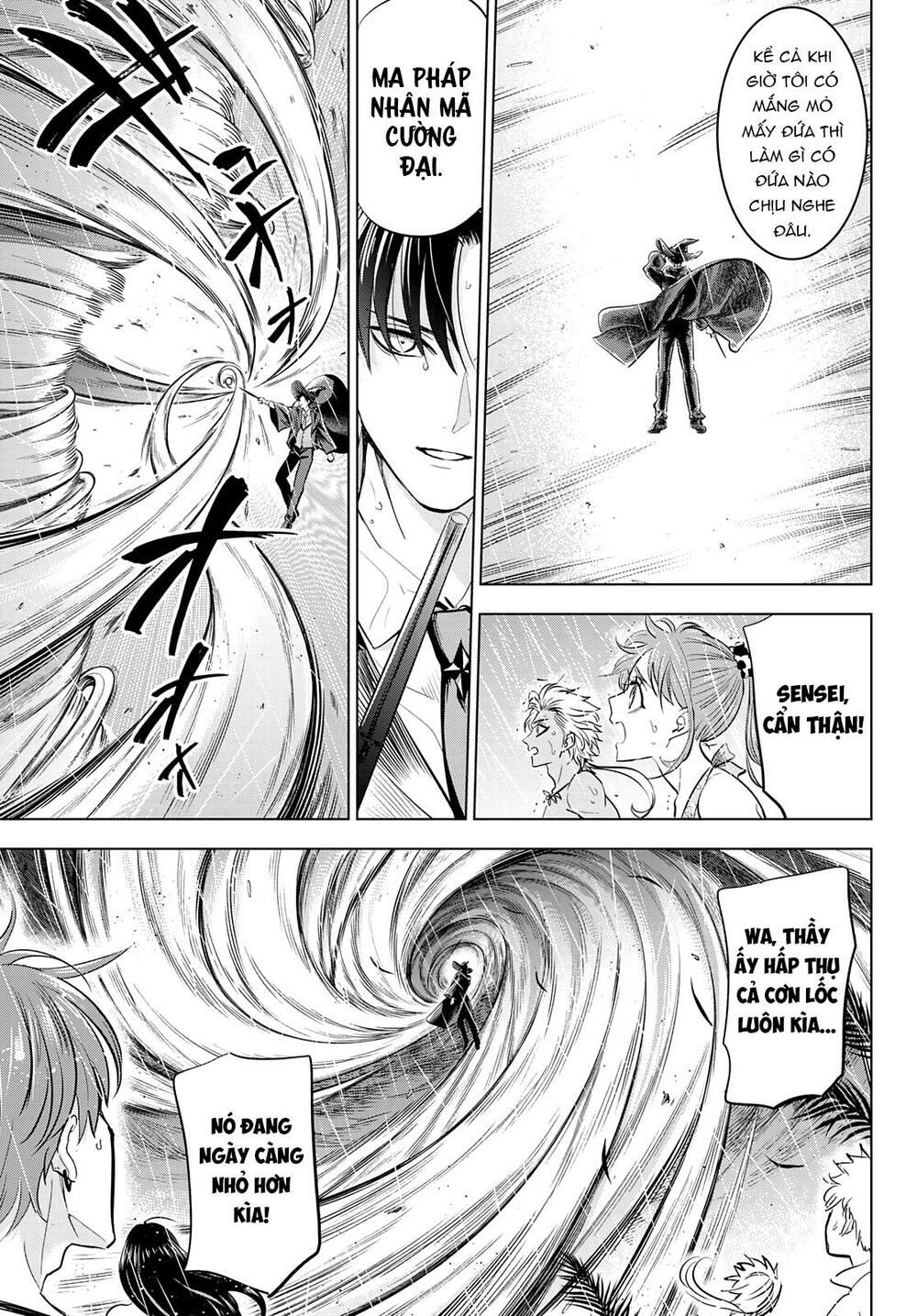 hắc miêu và lớp học phù thủy chapter 11.5 12