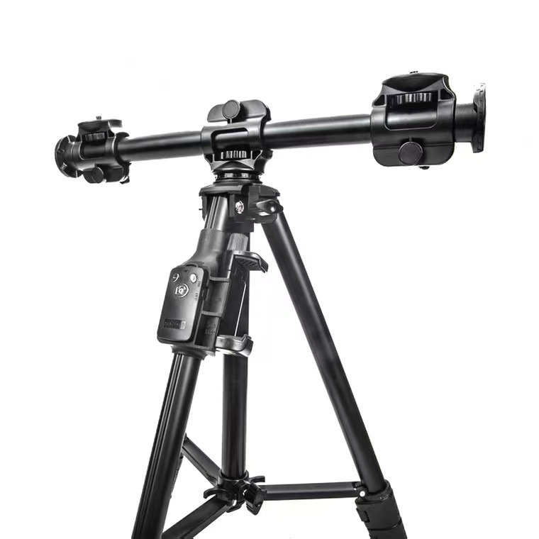 KỆ ĐỠ ĐIỆN THOẠI CAO CẤP QUAY VIDEO TỪ TRÊN XUỐNG TRIPOD YUN-TENG và tay ngang 63cm