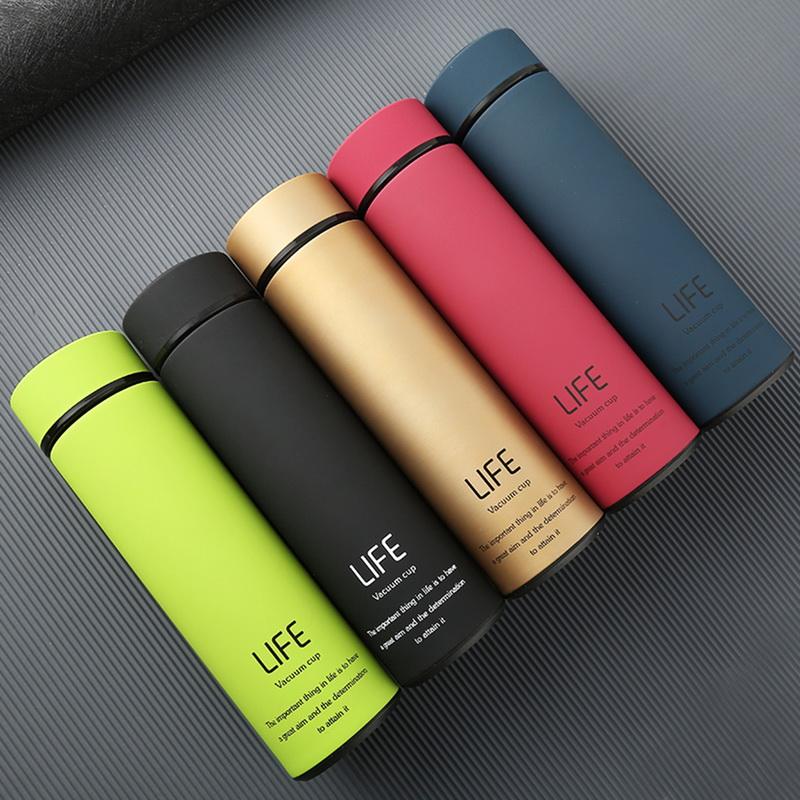 500 Ml Nước Nóng Giữ Nhiệt Trà Chân Không Có Bộ Lọc Thép Không Gỉ 304 Thể Thao Nhiệt Cốc Cốc Cà Phê Trà Chai văn Phòng Kinh Doanh