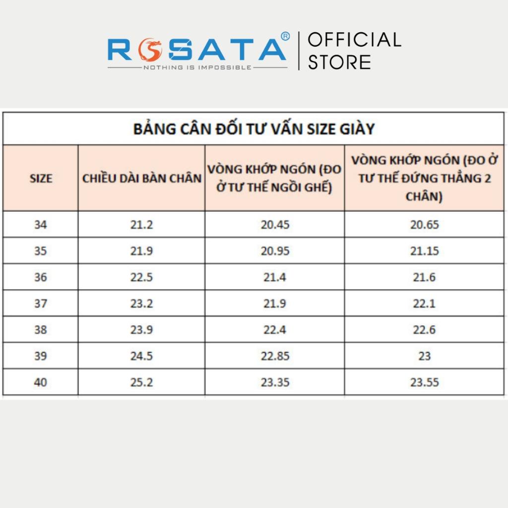 Giày bốt nữ ROSATA RO305 cổ thấp mũi nhọn họa tiết khóa kéo dọc chân viền vàng gót cao 4cm xuất xứ Việt Nam - Đen