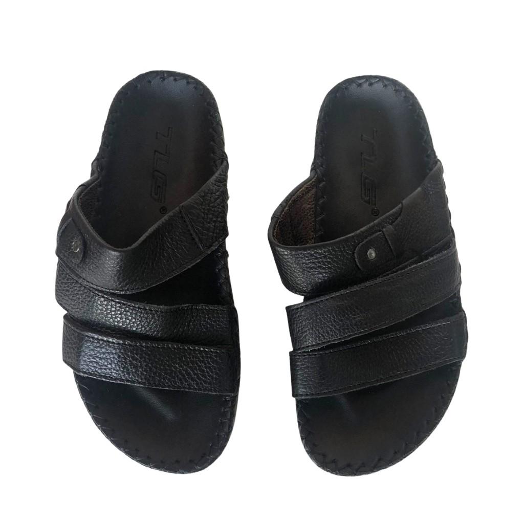 Dép da bò nam nguyên tấm thời trang cao cấp 21563