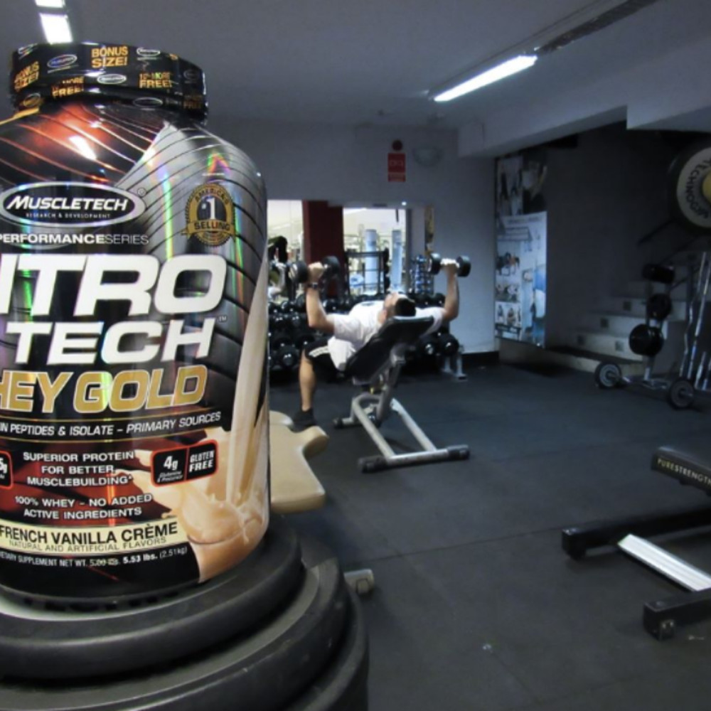 Sữa tăng cơ Nitrotech Whey Gold Muscletech 5.5lbs (5.5kg) 76 lần dùng, Tăng cơ và phục hồi cơ nhanh chóng