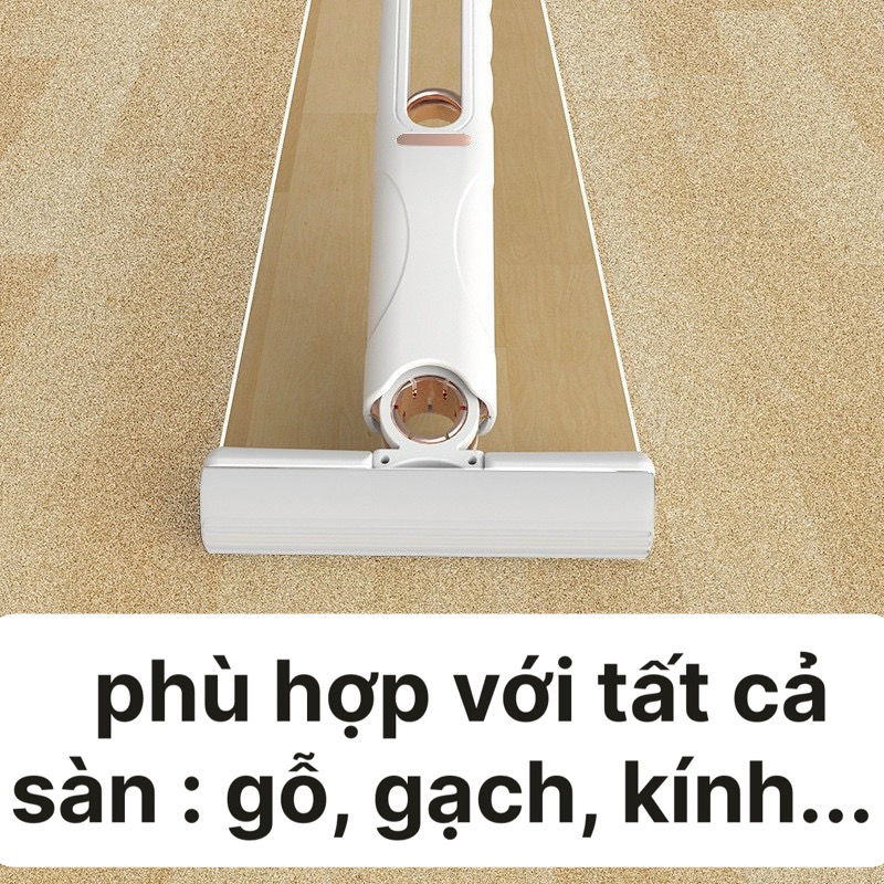 Cây Lau Bàn Bếp Tự Vắt Thông Minh Mini 25cm, Bọt Biển Siêu Thấm Hút Đa Năng, Gập Gọn